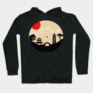 Silhouette scenery Hoodie